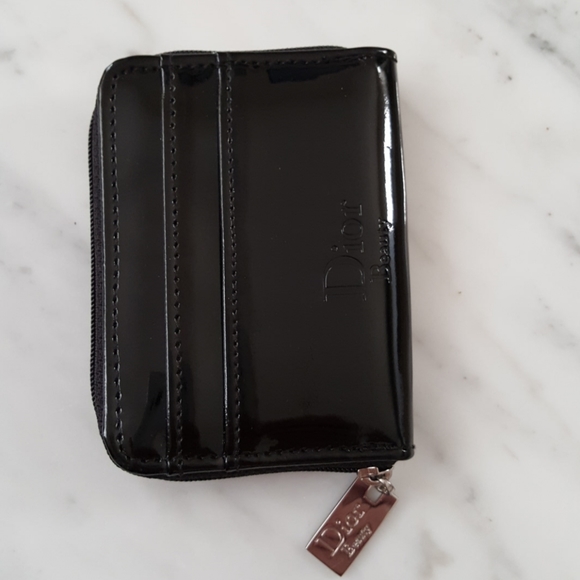 Dior Handbags - Dior Beauty Patent Leather Coin & Card Purse